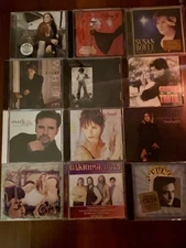CD Lot (12) Country & Pop Music – Johnny Cash Oakridge Boys Susan Boyle Colvin