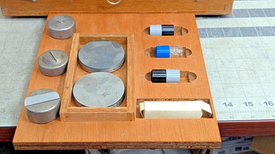 VINTAGE 10 Piece Rockwell Hardness Tester Accessory Togoshi Set Seiki [RSOF]
