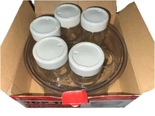 Euro Cuisine  Yogurt Maker Expansion Tray Clear (GY4) Five Extra Jars