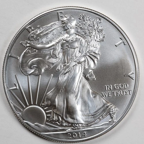 2014 American Silver Eagle #2 (BU) in a Capsule - PRISTINE - ORIGINAL OWNER!