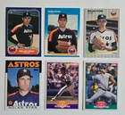 Nolan Ryan vintage 1986 topps baseball cards - (6) cards lot HOF