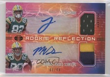 2018 Illusions 3/49 J'Mon Moore Marquez Valdes-Scantling Dual Patch Auto 3f2