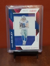 2015 Panini Clear Vision Cole Beasley Patch 6/25 Card Dallas Cowboys