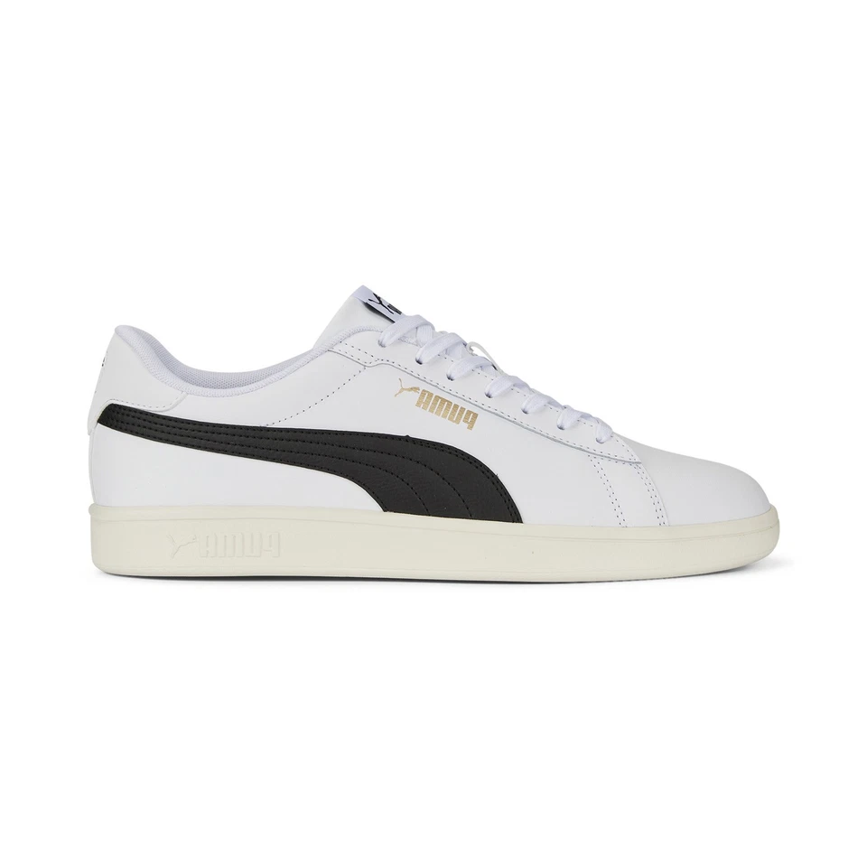 Puma Smash 3.0 L 39098703 Mens White Leather Lifestyle Sneakers Shoes