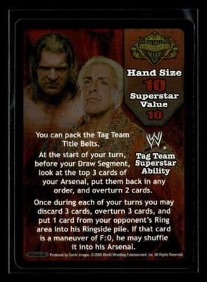 2005 WWE Raw Deal Survivor Series 3 Evolution #547 Superstar Foil Flair ES8233