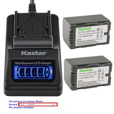 Kastar Battery LCD Quick Charger for Panasonic CGR-D16 AG-DVC33 AG-DVC60 NV-D89