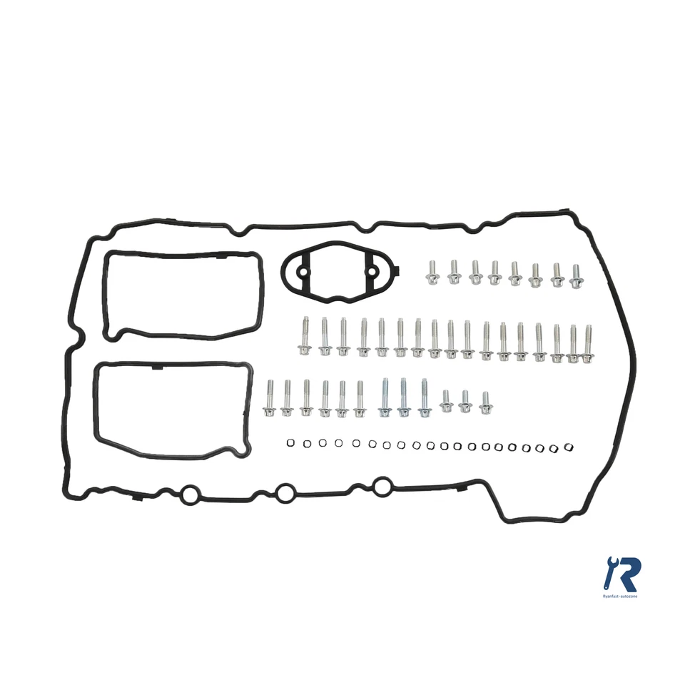 Cubierta de válvula de motor de aluminio apta para BMW N20 F10 F25 320i 328i 528i X3 X5 2.0L Foto 2 de 4
