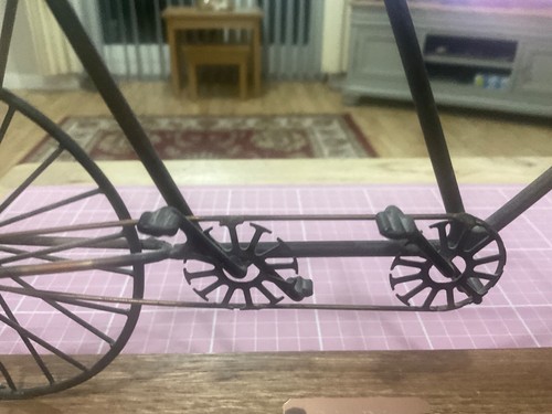 Vintage Plinth Mounted Copper Tandem Bicycle (With Copper Plaque Daisy, Daisy) - Picture 5 of 8