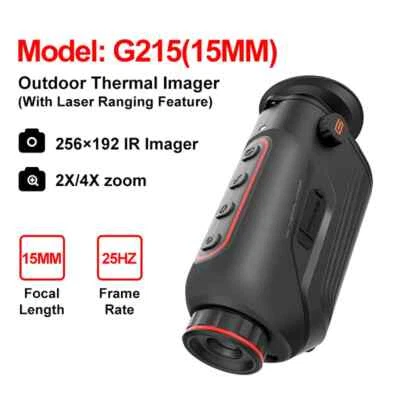 GOYOJO Thermal Imaging Monocular 15~25mm Focal Lens 256x192 Night Vision Scope - Image 1 of 4