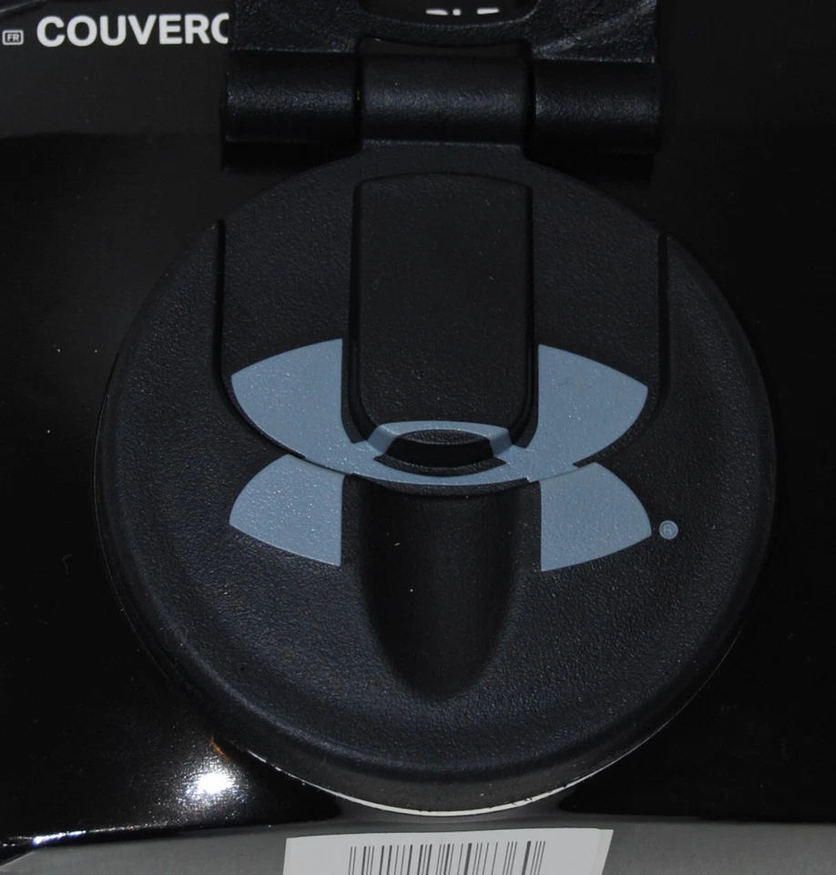 Nueva tapa de repuesto Under Armour negra con tapa de tornillo para botella de agua de 2,5 pulgadas de diámetro Foto 3 de 4