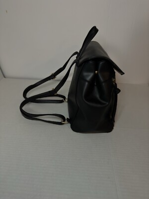 ardene leather backpack Ardene Faux Leather Black Backpack Purse. Casual or Dress. Night Out Look  Good