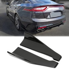 Rear Bumper Lip Spoiler Canard Winglet Apron Side Skirt For Kia Forte Koup 10-23 Rear Bumper Lip Spoiler Canard Winglet Apron Side Skirt For Kia Forte Koup 10-23