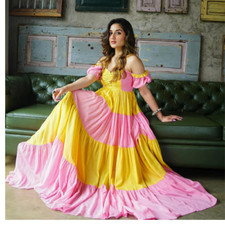 Party Wear Indian Designer Wedding Pakistani Dress Bollywood frocks for girls