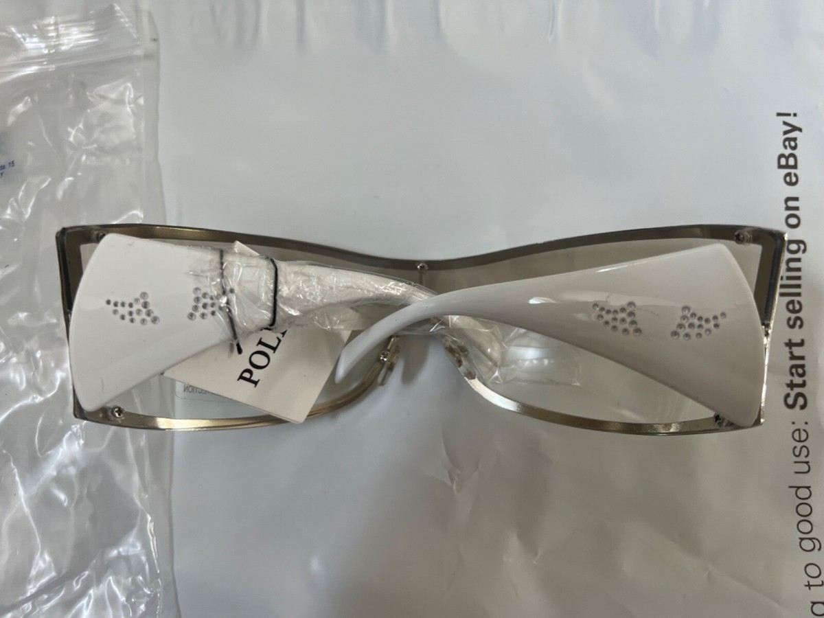 POLICE UNISEX PURPLE SUNGLASSES MODEL TZ8711 SIZE 75 13-125 NEW WITH TAGS POLICE UNISEX CLEAR/WHT Sunglasses MODEL TZ8711 SIZE 75 13  main image 2