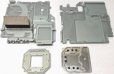 OEM Sony PS4 PRO CUH-7015 Internal METAL PLATES X Heat Sink