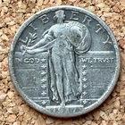 USA, 1/4 Dollar Standing Liberty Quarter 1917. Philadelphia. Variety 2 E25246