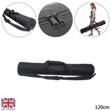 120Cm 47" Tripod Carry Bag Case, Large Sturdy Storage Travel Portable Black Bag