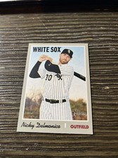 2019 Topps Heritage Nicky Delmonico #299 Chicago White Sox Baseball Card