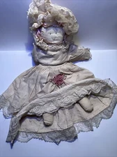 Vintage Handmade Rag/ Cloth Doll (About 18”)  Please Read Description
