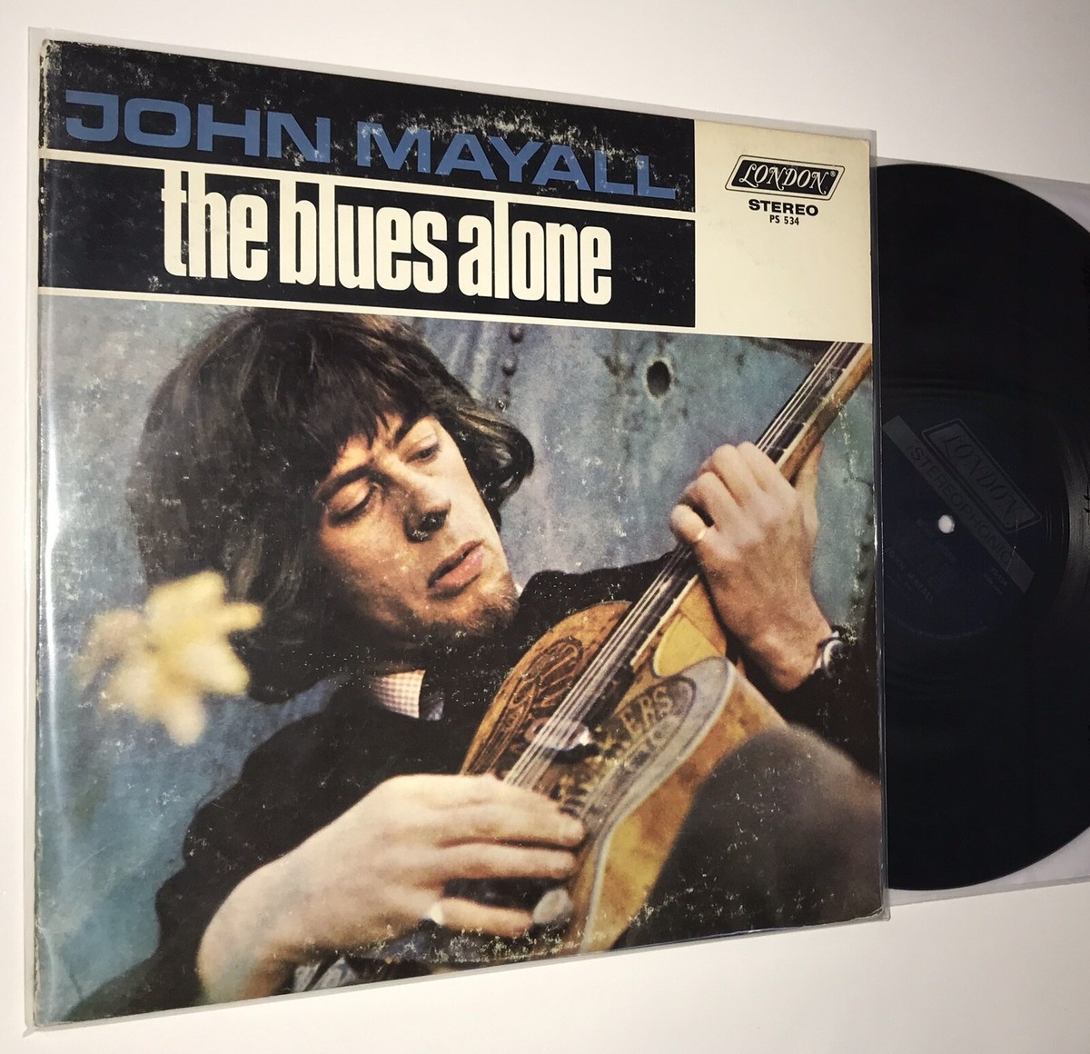 洋楽 John Mayall The Blues Alone PS 534 LP US John Mayall - The Blues Alone (Vinyl, 1967, London Records