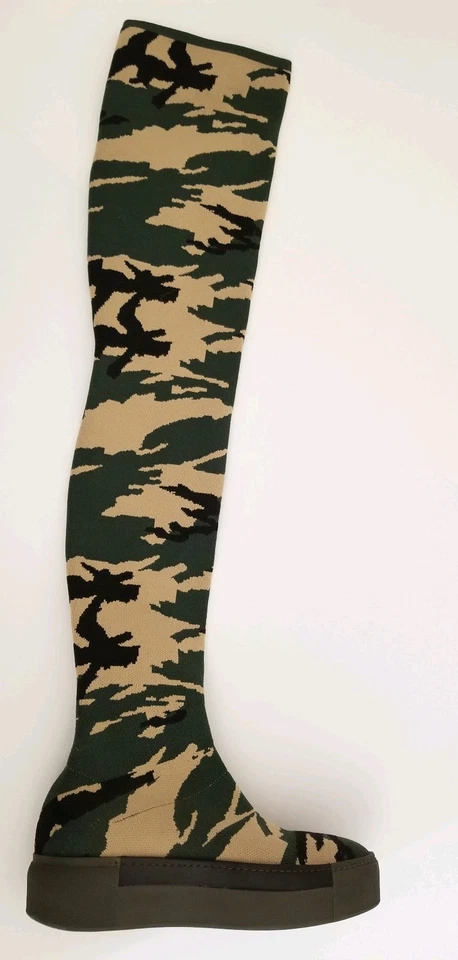 Botas Deportivas Free People Vic Matie Penrose Camufladas Sobre la Rodilla Talla 36 Nuevas Foto 3 de 4