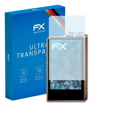 atFoliX 3x Displayschutzfolie für Cowon Plenue 2 Schutzfolie klar Folie