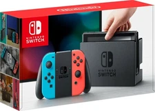 Nintendo HAD S KABAA USZ Switch with Neon Blue and Neon Red Joy Con
