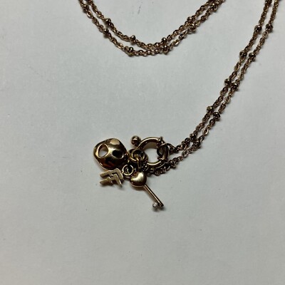 【Folli Follie】ネックレス Key&Heart folli follie necklace zebra heart Skeleton key rose gold