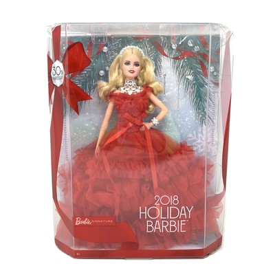 2018 barbie holiday doll