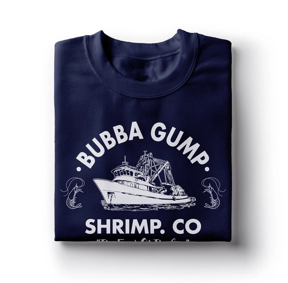 Bubba Gump Shrimp Inspired by Forrest Gump Printed T-Shirt - Image 2 of 4