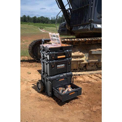 RIDGID 2.0 Pro Gear System 22 in XL 2 cajones caja de herramientas modular almacenamiento SOLO EN EE. UU. - Imagen 5 de 12