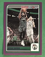 2023-24 Panini NBA Hoops Purple Jaylen Brown #60 Boston Celtics