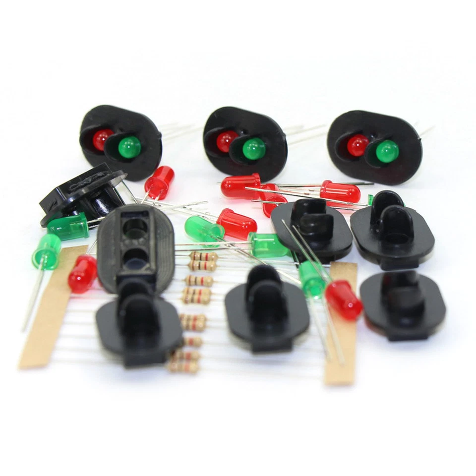 JTD23 10 sets Target Faces With LEDs for Railway signal O Scale 2 Aspects - Image 2 of 4