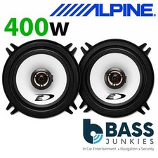 ALPINE RENAULT CLIO III 05 On 5.25" 13cm 2 Way 400W Coaxial Front Door Speakers