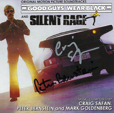 Good Guys Wear Black (1978) & Silent Rage (1982) Complete Score CD / SIGNED!!!