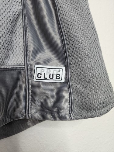 PRO CLUB Heavyweight Mesh Basketball Shorts in Charcoal Size L - Picture 6 of 12