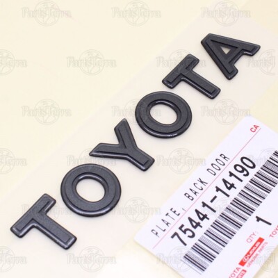OEM Toyota Rear Trunk Door “TOYOTA” Emblem Raised Decal 93-98