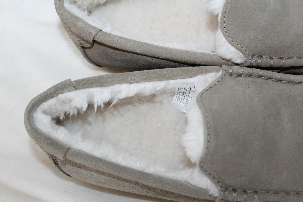NIB UGG KOOLABURRA MEN\'S SUEDE FUR‎ LINED SLIPPERS GRAY NIB UGG Koolaburra Men main image 4