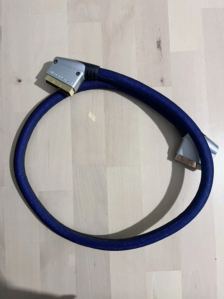 Heavy Duty 1m Scart Lead (Male to Male) Reliable Audio & Video Connection - Image 4 of 4