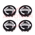 Set of 4 Black Nissan Wheel Center Cap 54mm for Altima Maxima Murano 40343 AU51A