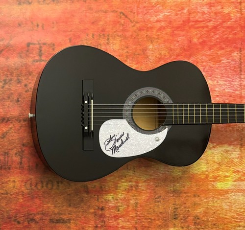 GFA Maybe My Bébé Country Louise Mandrell Signé Acoustique Guitare L4 COA - Photo 2 sur 7