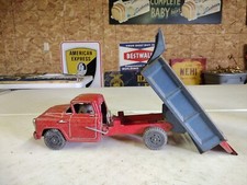 Vintage 19" Pressed Steel Marx Lumar Hydraulic Dump Truck