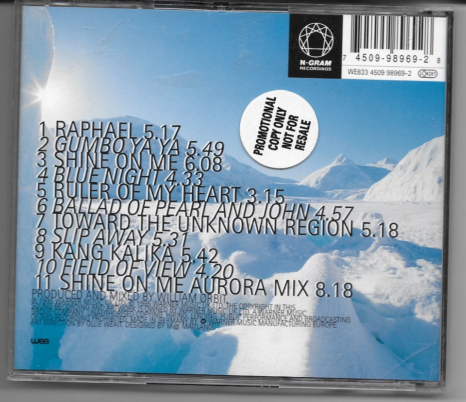 Torch Song CD Album/ Toward The Unknown Region Promo N-Gram NOS 1996 - Image 3 of 4