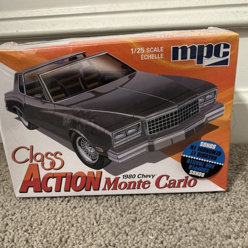 MPC 1/25 1980 Chevy Monte Carlo "Class Action" Plastic Model Kit-SEALED