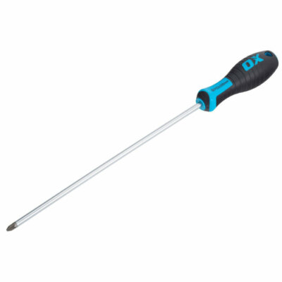 OX Pro Pozi Schraubendreher - Pozi Kopfschraubendreher mit Magnetspitze - PZ2 x 250...