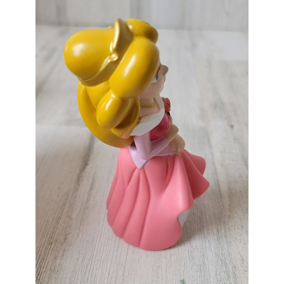 Disney Juguete de Baño Bella Durmiente Aurora Princesa Juguete Figura Rosa Foto 3 de 4