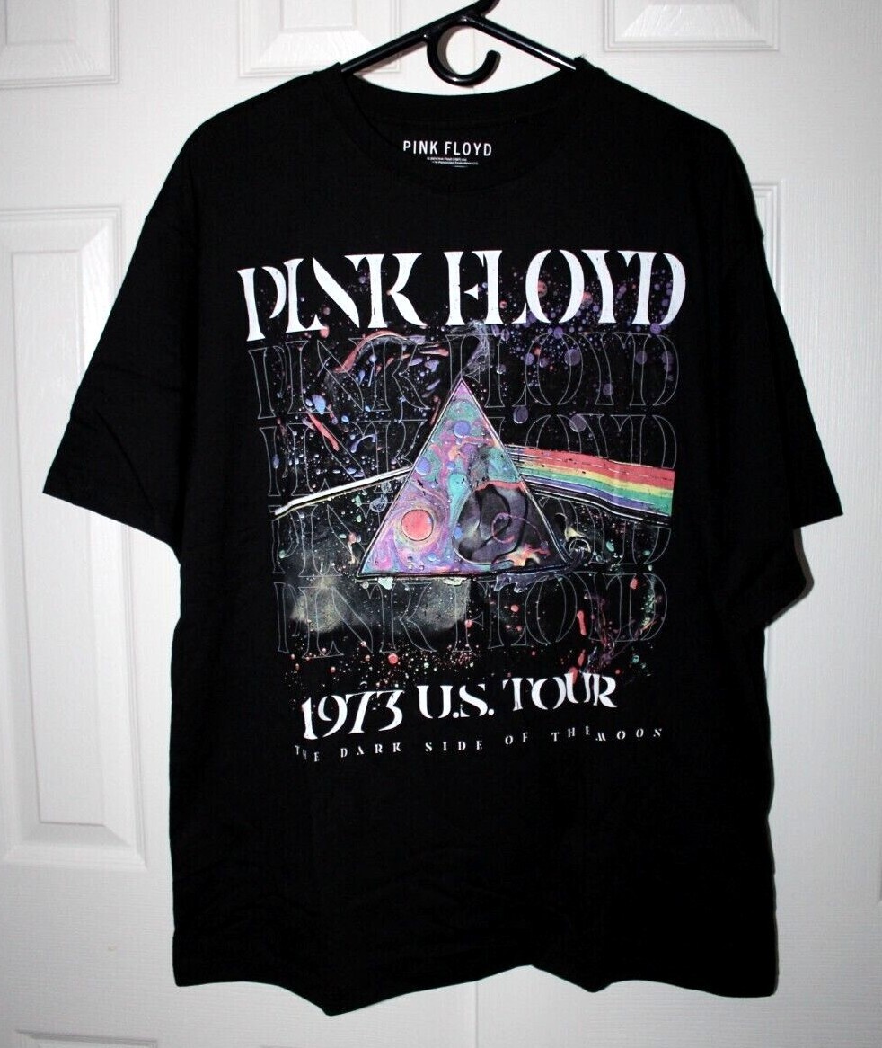 Pink Floyd 1973 U.S. Tour The Dark Side of the Moon T-shirt Men's