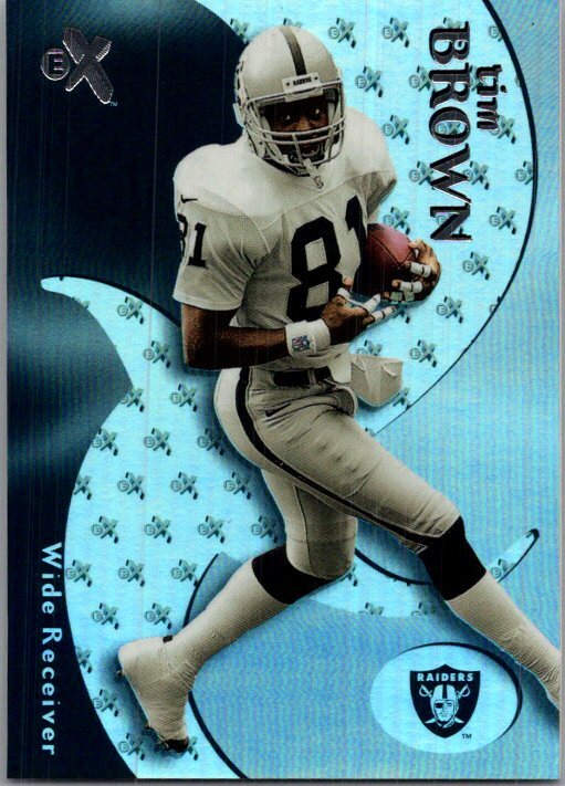 2000 Fleer E-X #28 Tim Brown
