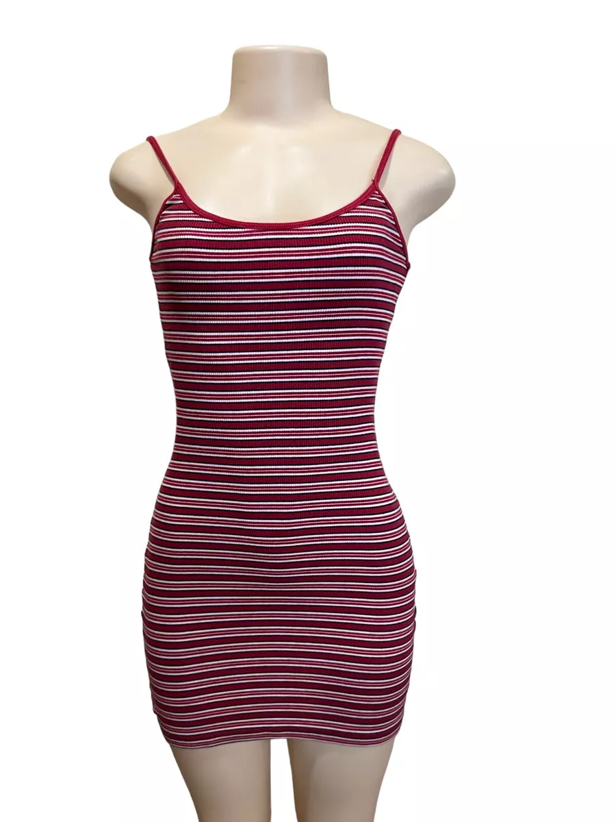 Brandy Melville, Dresses, Brandy Melville Red Striped Dress