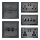 G&H Trimline Black Bronze TBBB Light Switches, Plug Sockets, Dimmers, Toggles